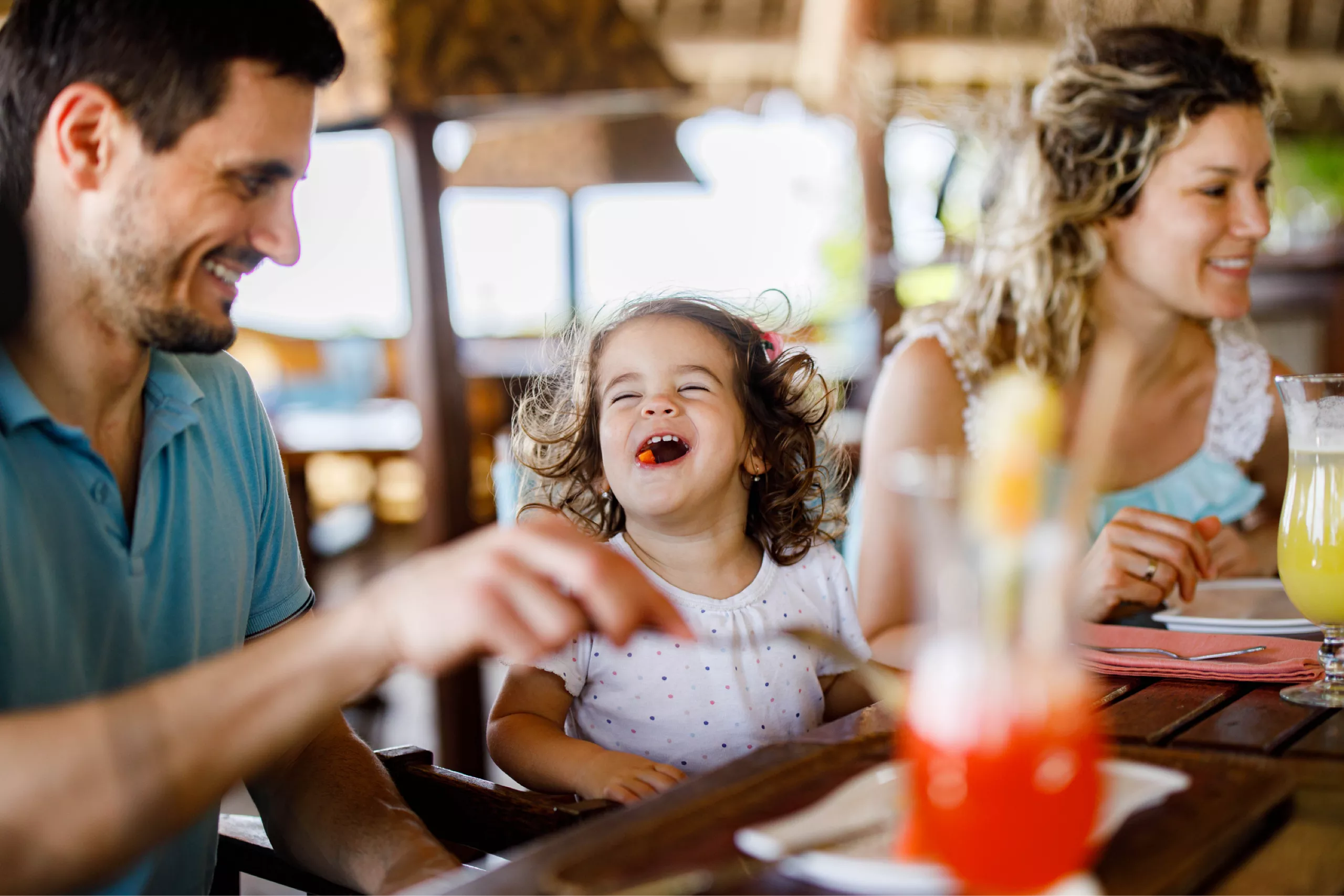 family eating